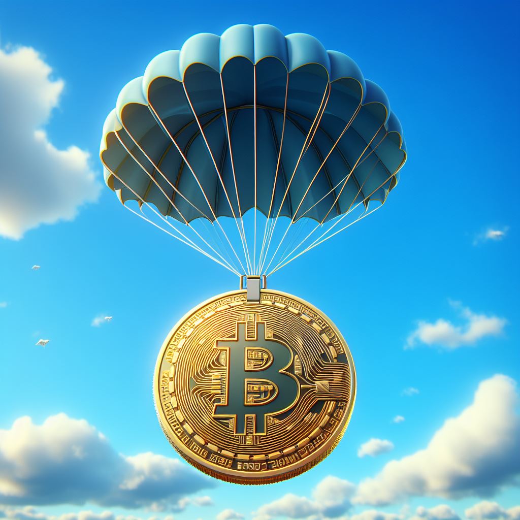 46 proc. największych airdropów kryptowalut osiągnęło szczyt w ciągu 14 dni