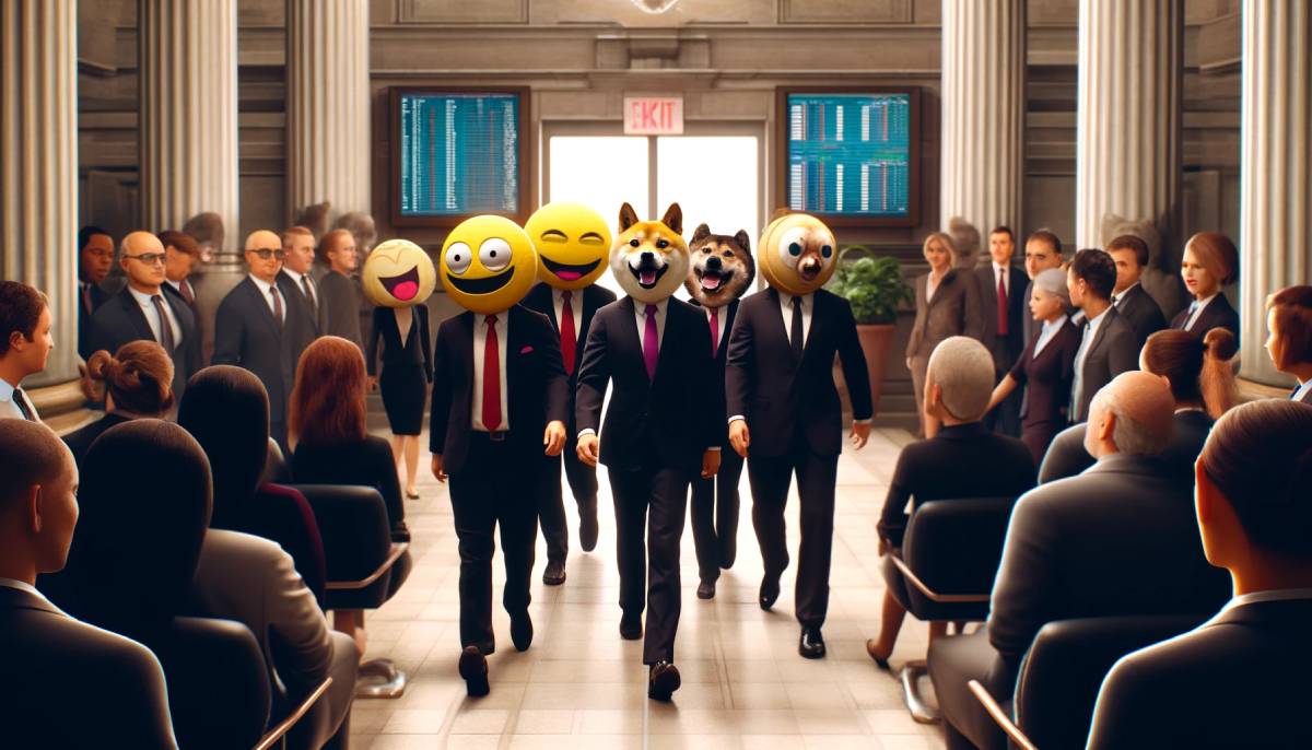 Inwestycyjny gigant wchodzi „all in” w memecoiny. DOGE, SHIB i PEPE wchodzą na salony!
