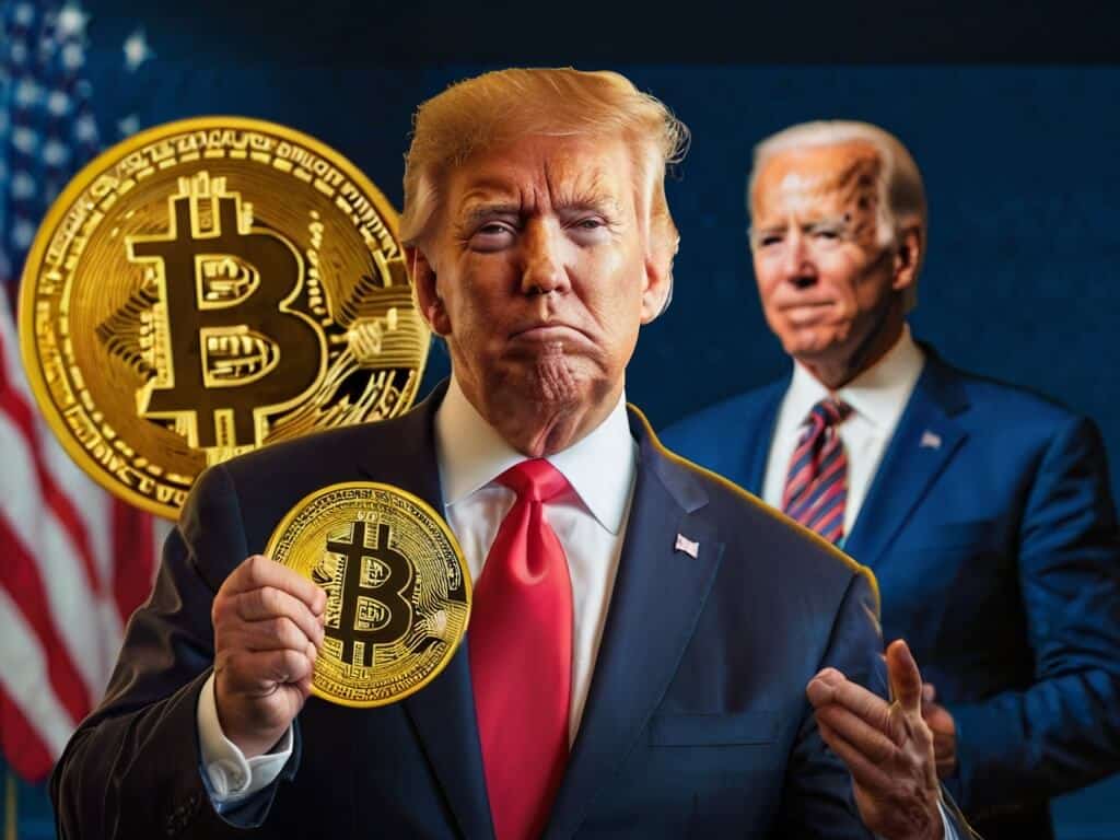 Kryptowaluty rozstrzygną wybory w USA? Trump przyjmuje darowizny w krypto. Co na to Biden?