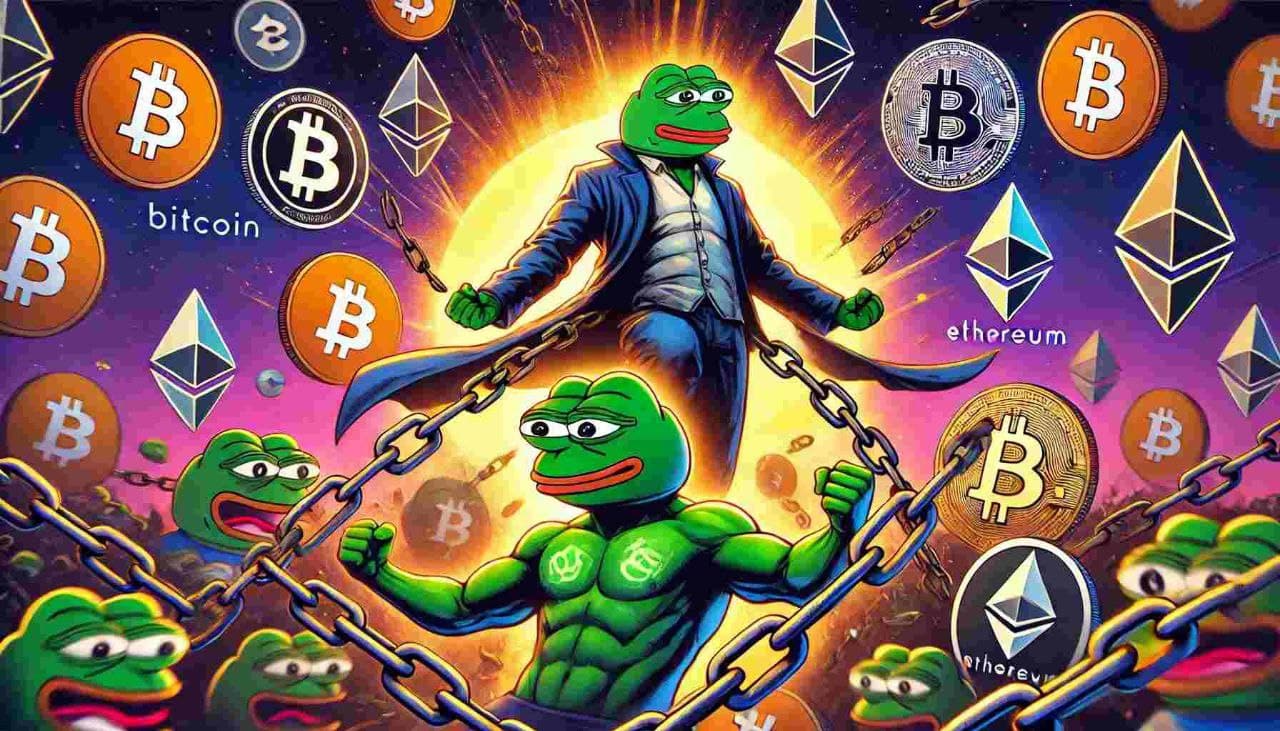 Silne wzrosty memecoinów – czy Pepe rośnie dzięki Pepe Unchained?