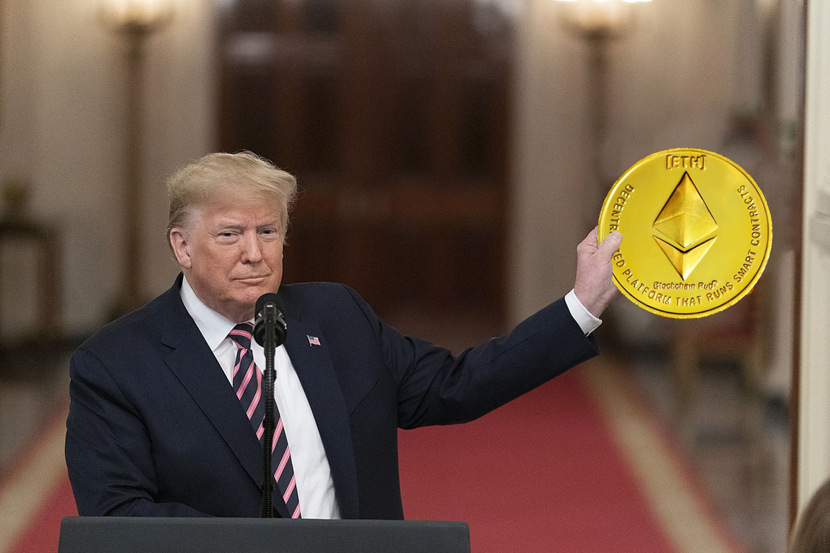 Portfolio kryptowalutowe byłego prezydenta USA rośnie dzięki TRUMPCoin i wzrostowi Ethereum