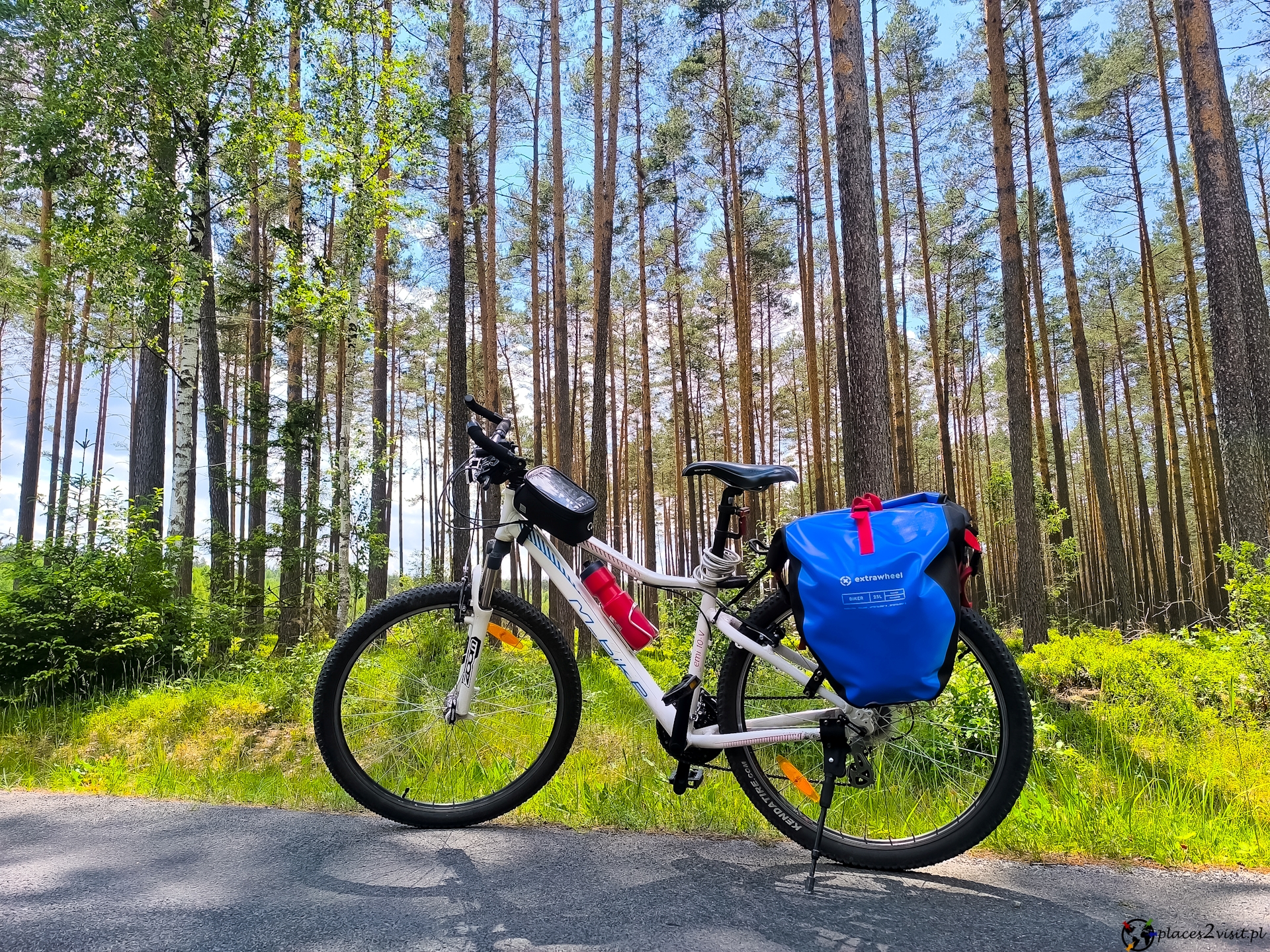 Rowerowy weekend na Roztoczu. Sakwy rowerowe Extrawheel BIKER 50L – recenzja