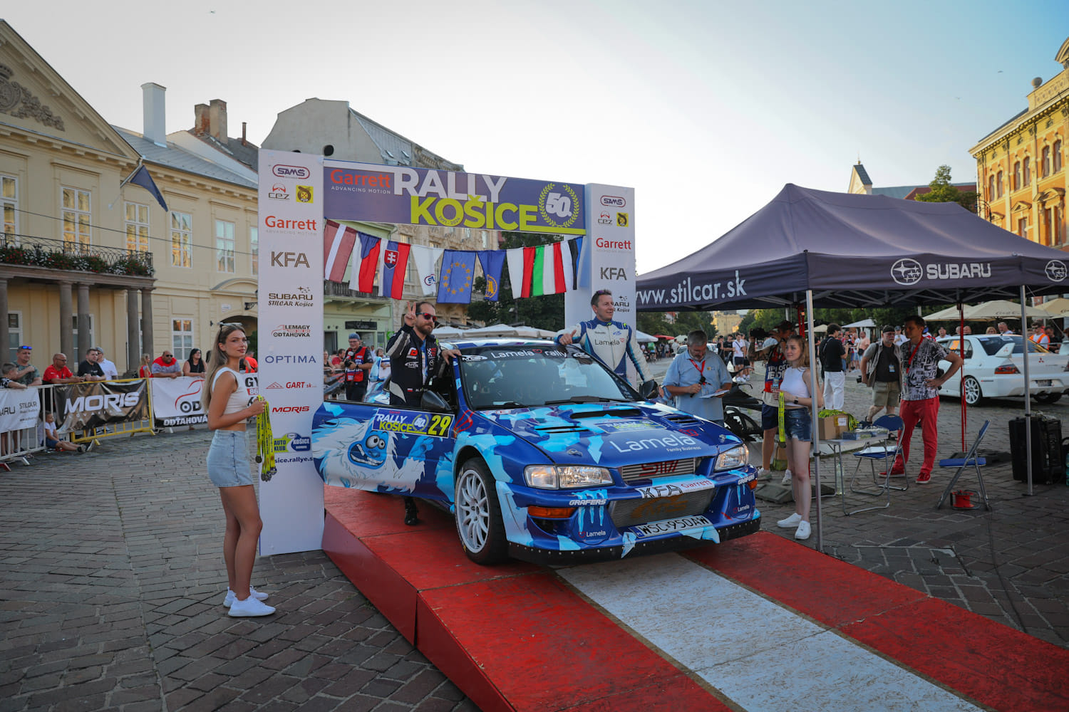 Yeti Lamela Rally Team w zagranicznej delegacji