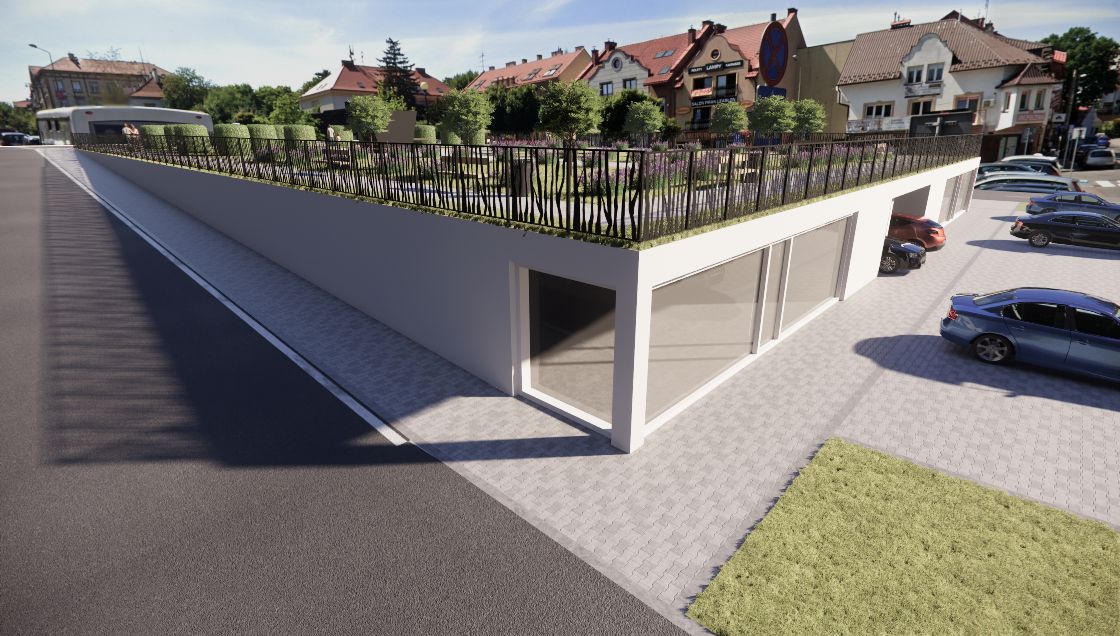 KBC Nowa Nadzieja chce podziemnego parkingu na placu Okulickiego. Pokazali wizualizacje – WIDEO