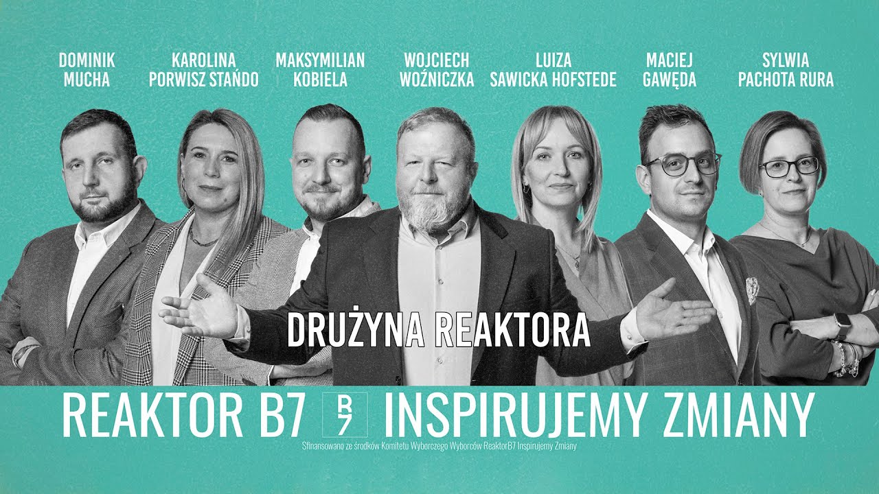 🔸 Chcesz prawdziwej zmiany w Bochni? Głosuj na Wojciecha Woźniczkę i Reaktor B7! Zobacz spoty kandydata na burmistrza i radnych!