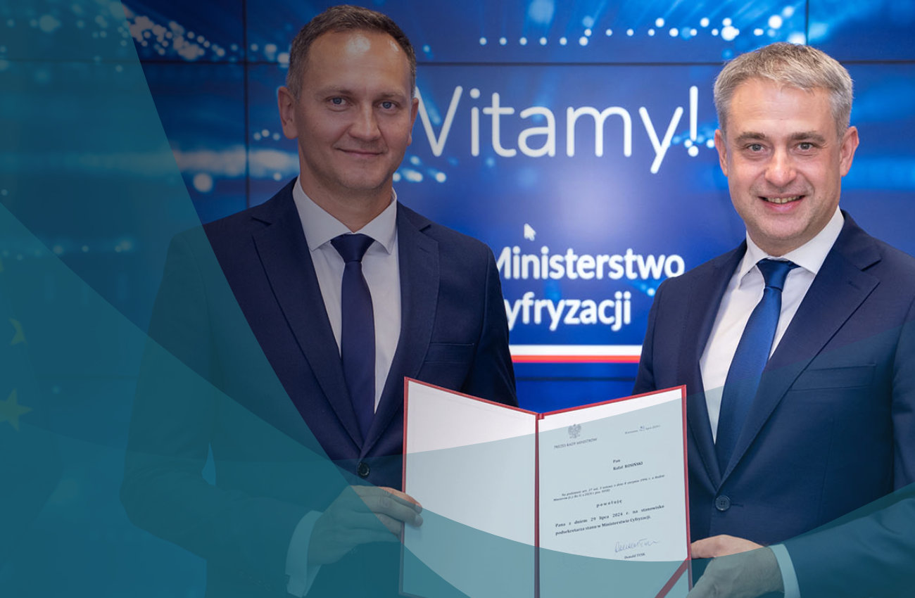 Rafał Rosiński nowym Podsekretarzem Stanu w Ministerstwie Cyfryzacji